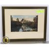 Image 1 : FRAMED RUNDLE MOUNTAIN - DIMENSION 14 X 17 INCHES
