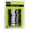 Image 1 : 8 NEW PAIRS OF SHOE LACES