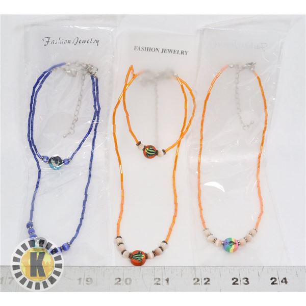 NEW 3PC FASHION NECKLACE SETS
