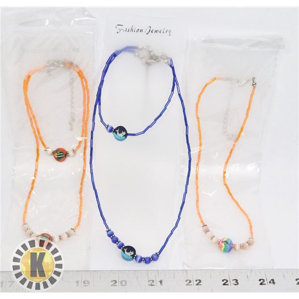 NEW 3PC FASHION NECKLACE SETS