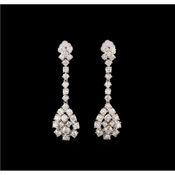 14KT White Gold 2.61 ctw Diamond Earrings