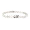 Image 2 : 7.05 ctw Diamond Bracelet - 18KT White Gold