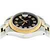 Image 8 : Rolex Ladies 26 Black Diamond Oyster Perpetual Datejust Polished Serviced
