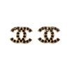 Image 1 : Chanel CC Black Earring