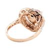 Image 3 : 2.16 ctw Morganite and Diamond Ring - 14KT Rose Gold