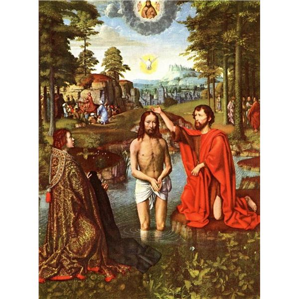 Gerard David -Baptism of Christ