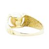 Image 3 : 7mm Cultured Pearl Ring - 14KT Yellow Gold