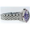 Image 3 : Rolex Ladies Stainless Steel Purple Diamond & Ruby 26MM Datejust Wristwatch