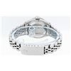 Image 9 : Rolex Ladies Stainless Steel Mother Of Pearl Diamond & Sapphire Datejust Wristwa