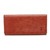 Image 1 : Louis Vuitton Red Epi Leather Long Flap Wallet