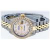 Image 5 : Rolex Ladies 2 Tone Pink MOP Diamond 26MM Oyster Perpetual Datejust Wristwatch
