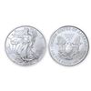 Image 1 : 2004 American Silver Eagle .999 Fine Silver Dollar Coin