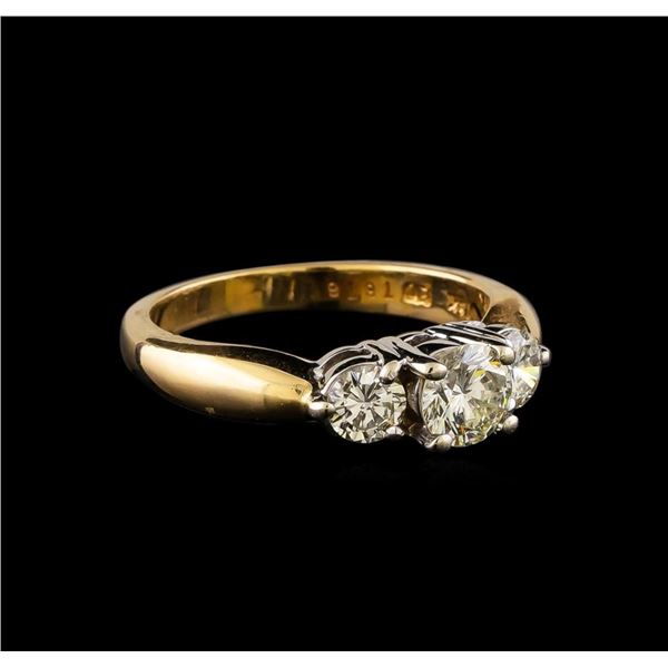 14KT Yellow Gold 0.97 ctw Diamond Ring