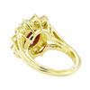 Image 3 : 5.51 ctw Ruby and Diamond Ring - 18KT Yellow Gold