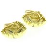 Image 4 : 14kt Yellow Gold 1.80 ctw Diamond Triangular Earrings