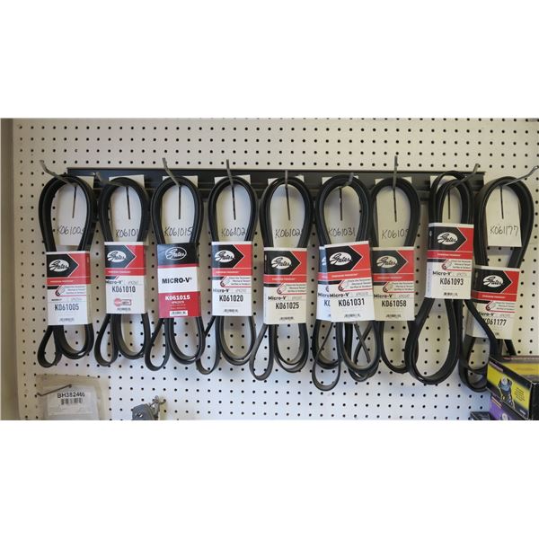 'Gates' belts x 10 pieces