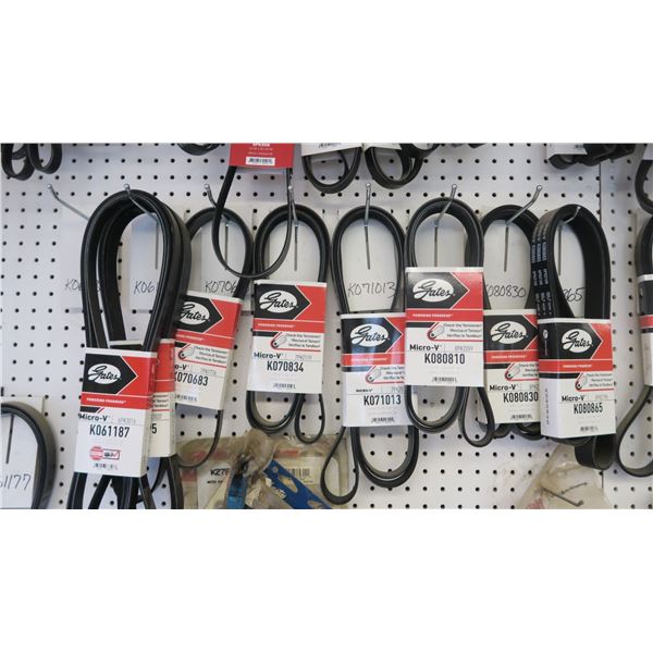 'Gates' belts x 8 pieces