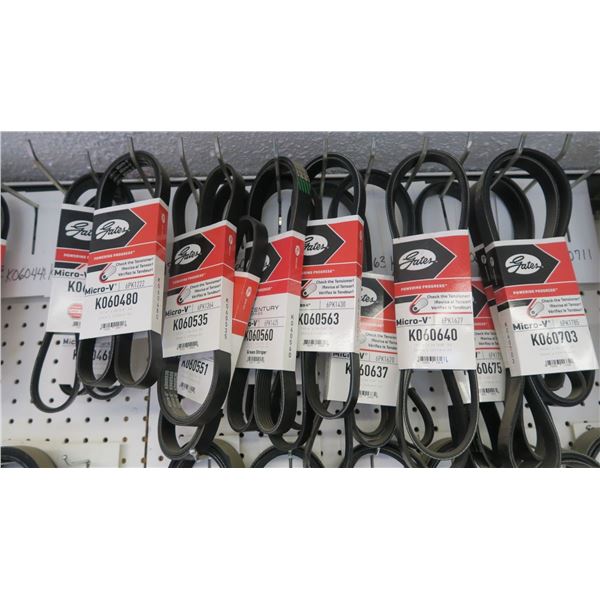 'Gates' belts x 12 pieces