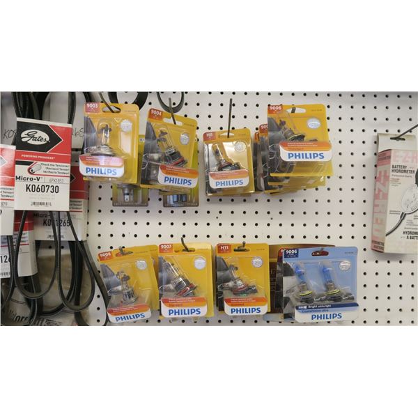 Philips headlight bulbs x 24 pieces (9003, 9004, 9006, 9007, 9008, h8, h11)