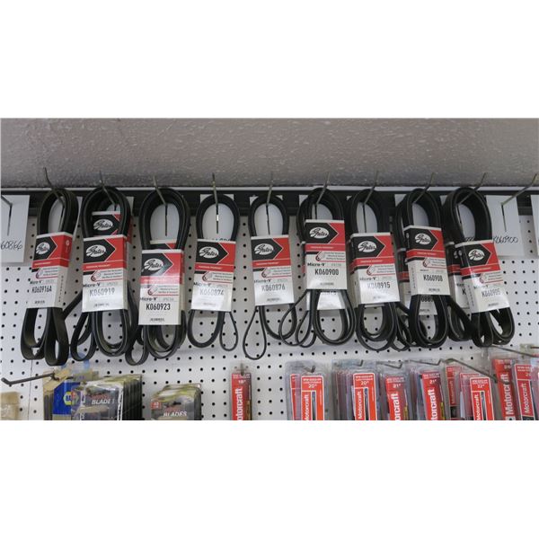 'Gates belts x 15 pieces