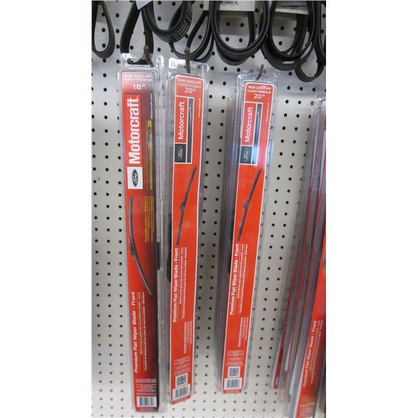 lot of wiper blades 18 & 20" x 11 pieces
