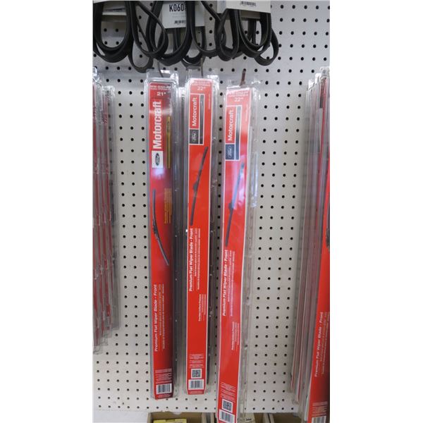lot of wiper blades 21 & 22" x 11 pieces