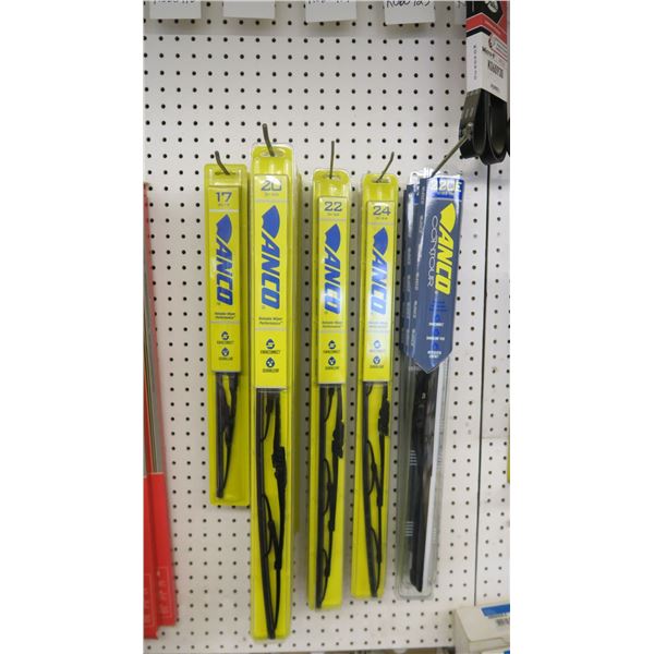 lot of wiper blades 17, 20, 22, 24" x 22 pieces