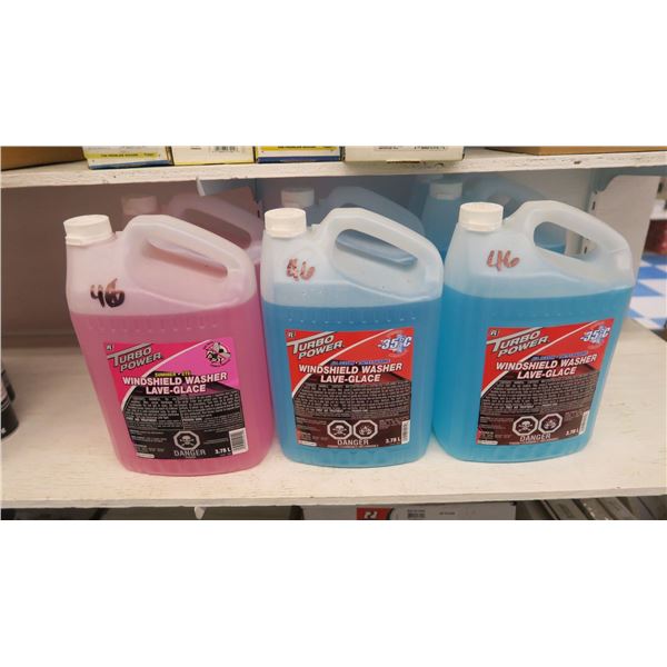 5 all season & 2 summer windshield washer fluid