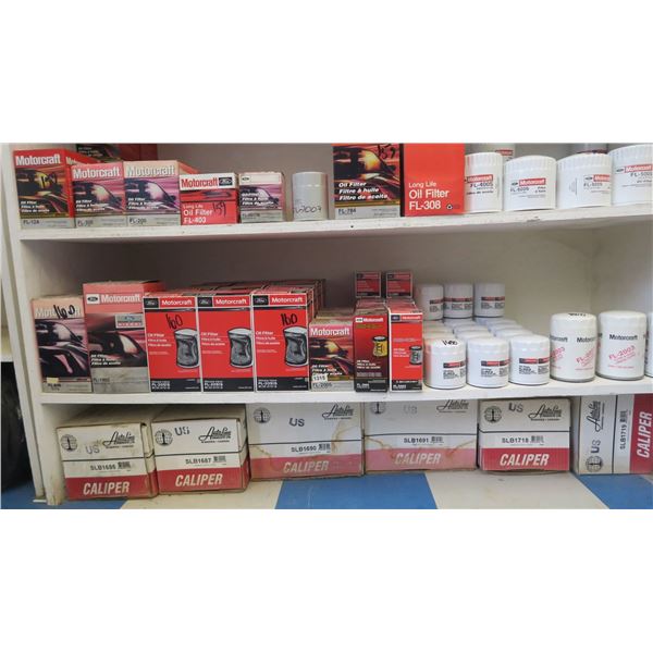 'Motorcraft' oil filters x 54 pieces (SEE PHOTOS FOR MODEL #'S)