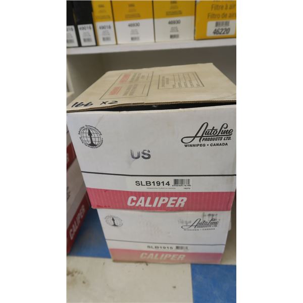 'Auto Line' brake calipers front & rear set SLB-1914 + SLB-1915