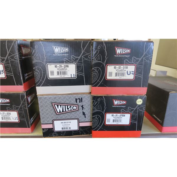 'Wilson' alternators x 4 pieces (SEE PHOTOS FOR MODEL #'S)