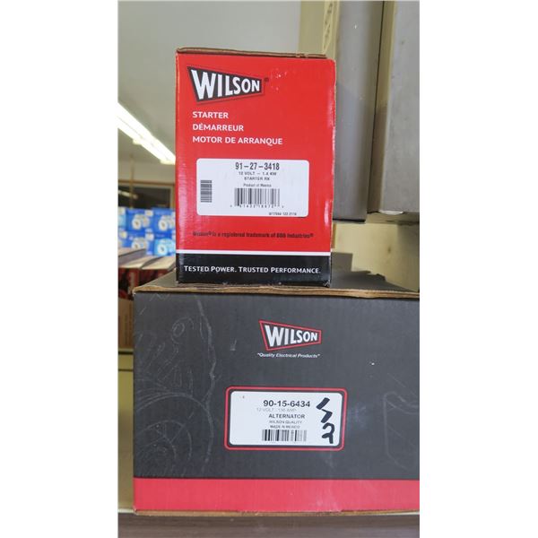 'Wilson' starter & alternator