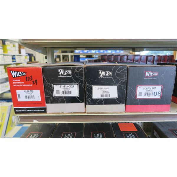 'Wilson' starters x 4 pieces (SEE PHOTOS FOR MODEL #'S)