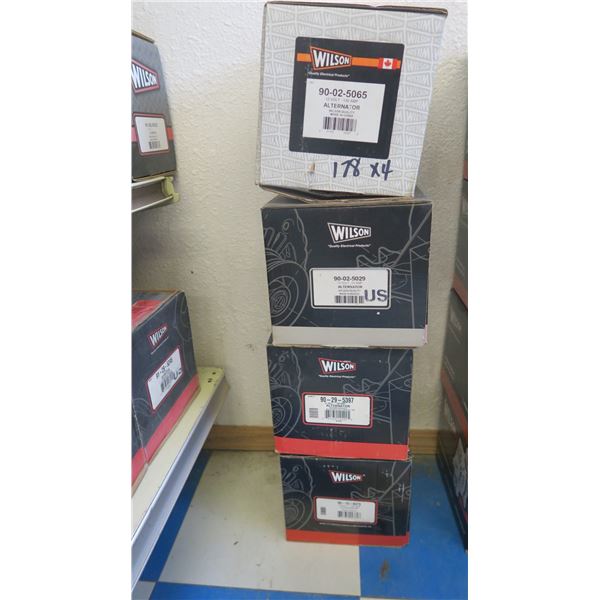 'Wilson' alternators x 4 pieces (SEE PHOTOS FOR MODEL #'S)