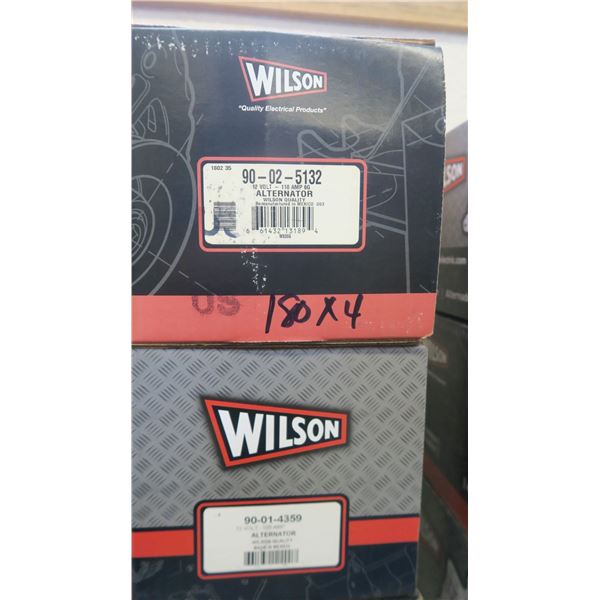 'Wilson' alternators x 4 pieces (SEE PHOTOS FOR MODEL #'S)