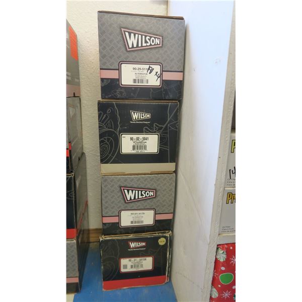'Wilson' alternators x 4 pieces (SEE PHOTOS FOR MODEL #'S)