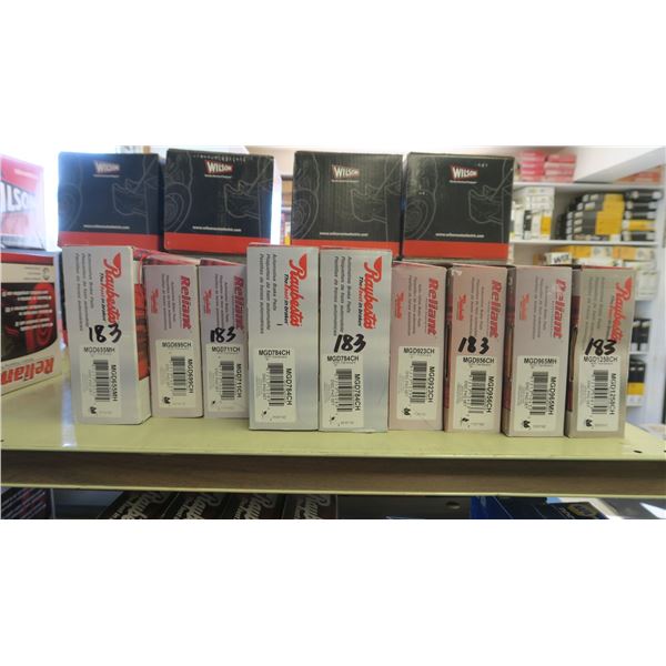 9 sets of brake pads -see photos