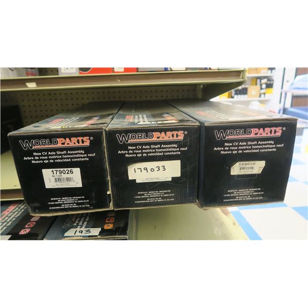 3 CV axles -see photos