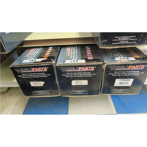 3 CV axles -see photos