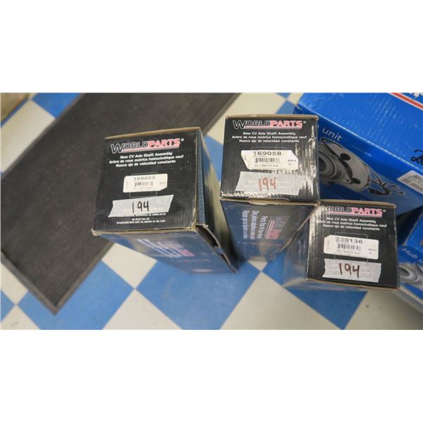 3 CV axles -see photos