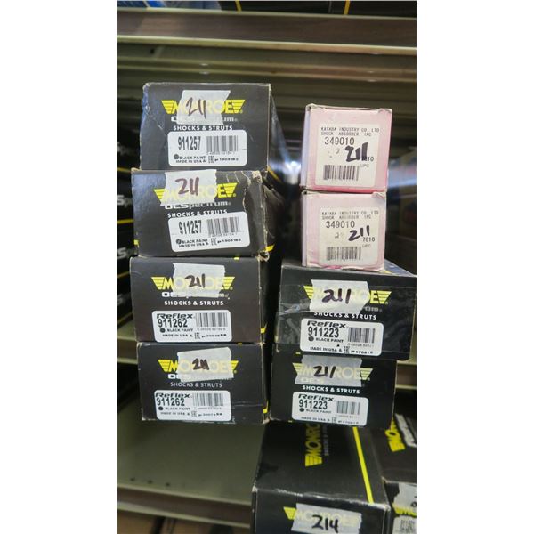 8 struts monroe & kyb -see photos