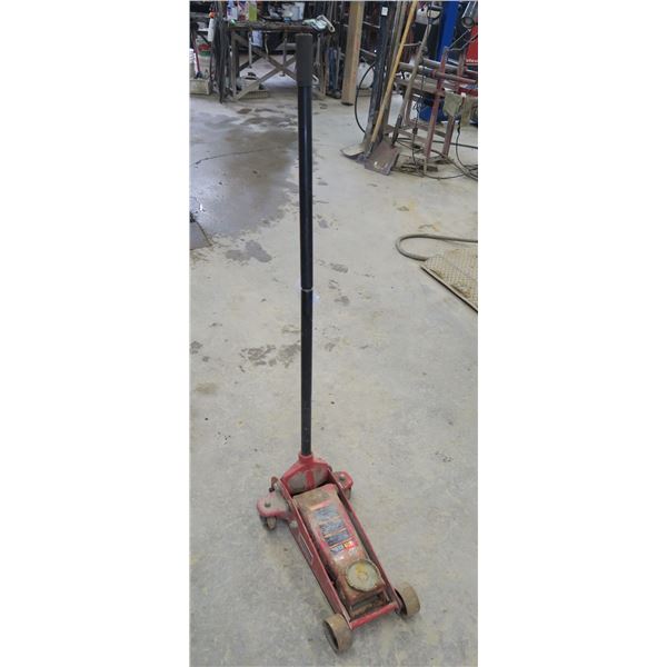 big red 3 ton floor jack