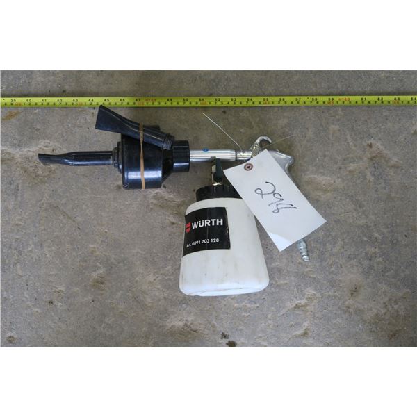 pneumatic soap sprayer