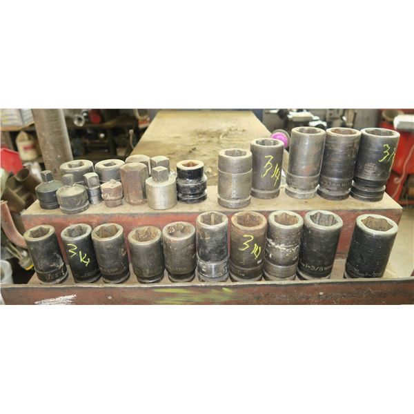 3/4" & 1/2" impact sockets
