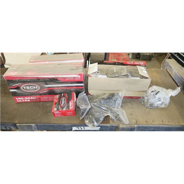 lot of tire repair supplies