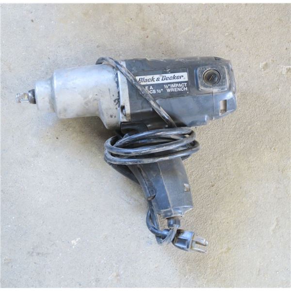 1/2" Black & Decker electric impact