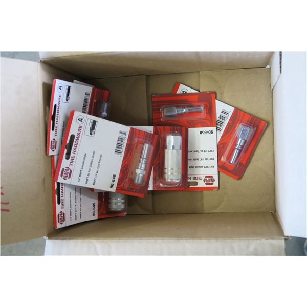 lot of air hose fittings