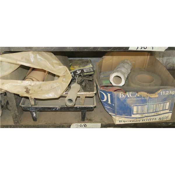 lot painting supplies