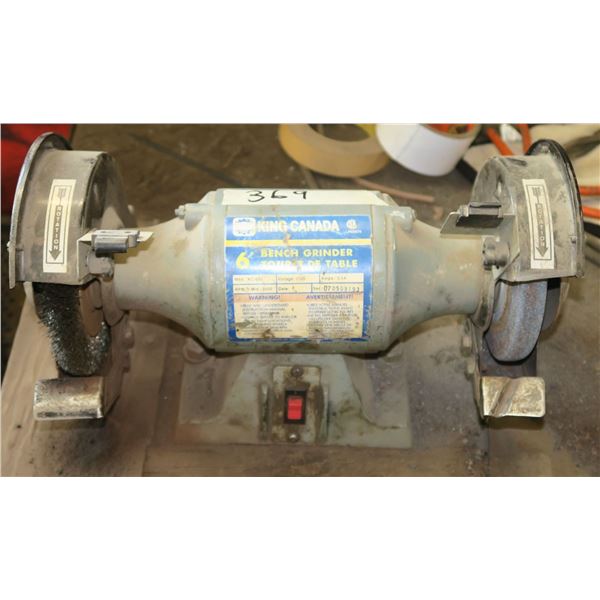 6" bench grinder 'King'