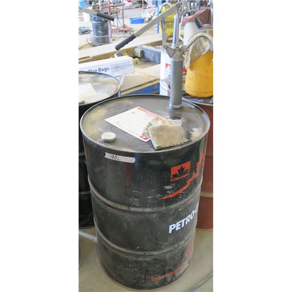 50 gallon partial (1/4? full) 5W30 & pump